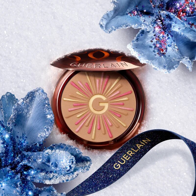 GUERLAIN La Collection X Germanier Terracotta bronzující rozjasňující pudr limitovaná edice Bouquet Final 8.5 g