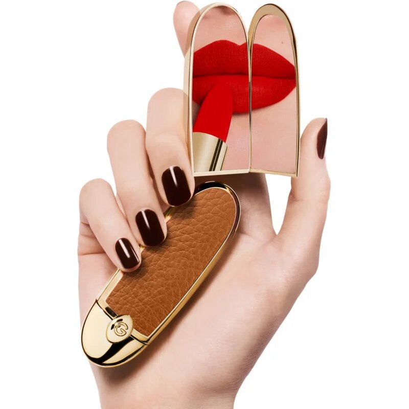 GUERLAIN Rouge G Double Mirror Jewel Case pouzdro na rtěnku se zrcátkem Le Camel 1 ks