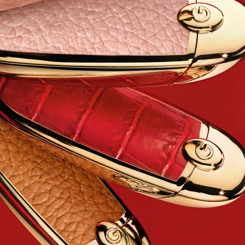 GUERLAIN Rouge G Double Mirror Jewel Case pouzdro na rtěnku se zrcátkem Le Camel 1 ks