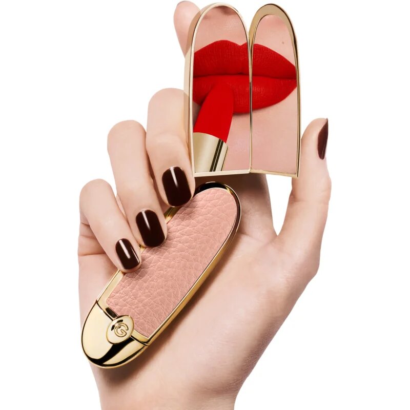 GUERLAIN Rouge G Double Mirror Jewel Case pouzdro na rtěnku se zrcátkem Le Nude 1 ks