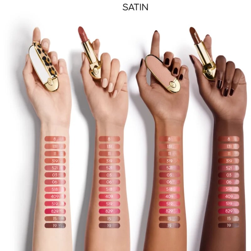 GUERLAIN Rouge G luxusní rtěnka odstín 319 Moka Chaud Satin 35 g