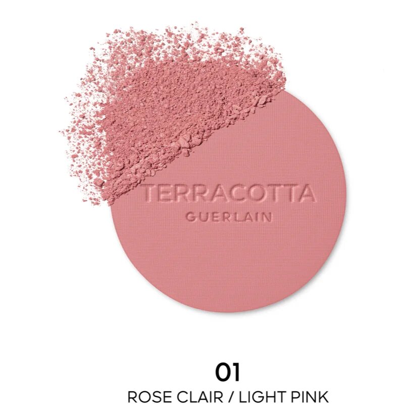 GUERLAIN Terracotta Blush rozjasňující tvářenka odstín 01 Light Pink 5 g