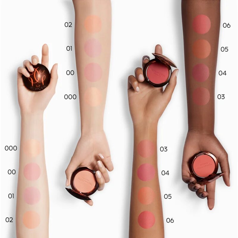 GUERLAIN Terracotta Blush rozjasňující tvářenka odstín 06 Deep Red 5 g