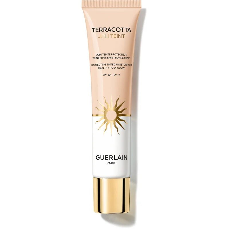 GUERLAIN Terracotta Joli Teint Protecting Tinted Moisturizer rozjasňující make-up pro přirozený vzhled SPF 20 odstín 00 Rosy 30 ml