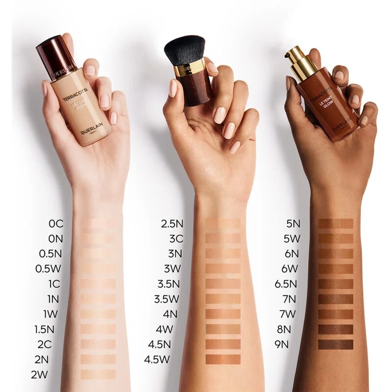 GUERLAIN Terracotta Le Teint Glow tekutý rozjasňující make-up pro přirozený vzhled odstín 4W Warm 35 ml