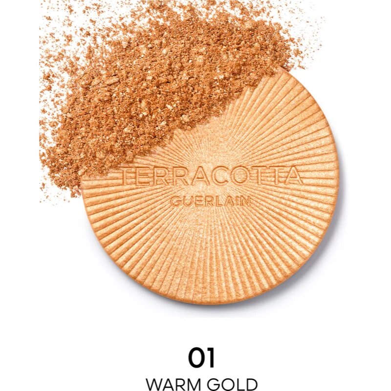 GUERLAIN Terracotta Luminizer bronzující rozjasňující pudr odstín 01 Warm Gold 7 g
