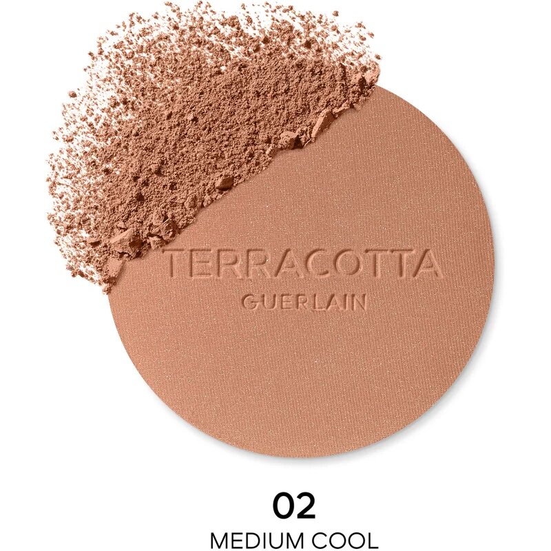 GUERLAIN Terracotta Original bronzující pudr plnitelný odstín 02 Medium Cool 85 g