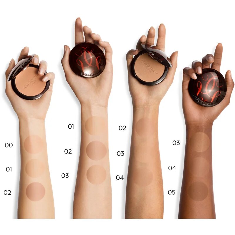 GUERLAIN Terracotta Original bronzující pudr plnitelný odstín 02 Medium Cool 85 g