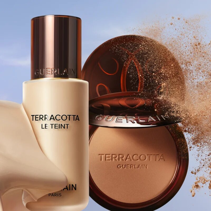 GUERLAIN Terracotta Original bronzující pudr plnitelný odstín 02 Medium Cool 85 g