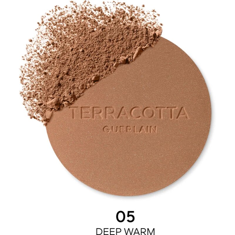 GUERLAIN Terracotta Original bronzující pudr plnitelný odstín 05 Deep Warm 8.5 g