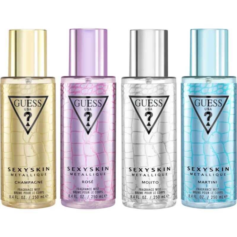 Guess SexySkin Metallique Martini parfémovaný tělový sprej pro ženy 250 ml