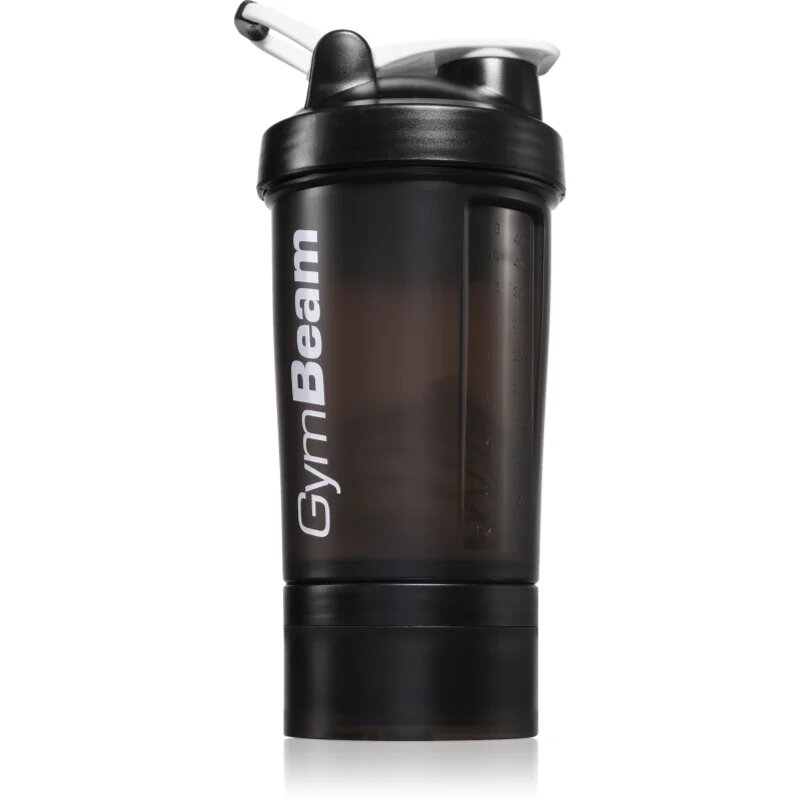 GymBeam Blend Bottle sportovní šejkr + zásobník barva Black White 1 ks