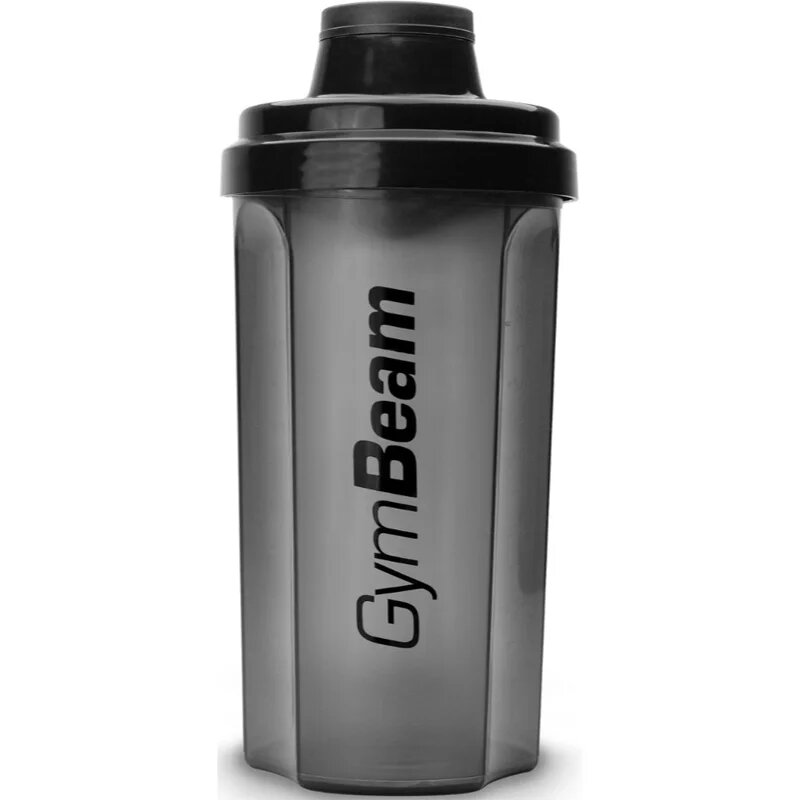 GymBeam Šejkr 700 sportovní šejkr barva Transparent Black 1 ks