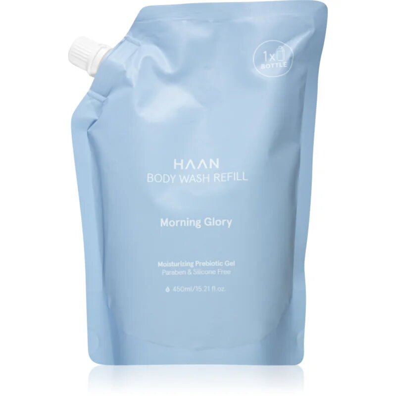 HAAN Body Wash Morning Glory energizující sprchový gel – náhradní náplň 450 ml