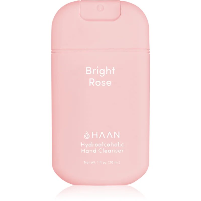 HAAN Hand Cleanser Bright Rose čisticí sprej na ruce s antibakteriální přísadou 30 ml