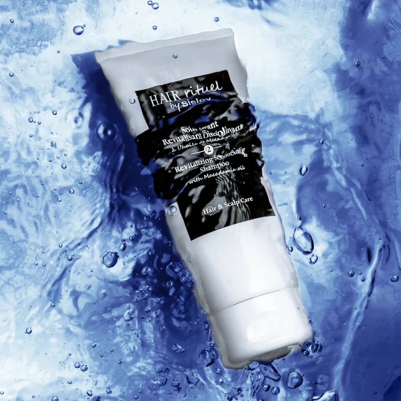Hair Rituel by Sisley Revitalizing Smoothing Shampoo with Macadamia oil uhlazující šampon pro všechny typy vlasů 200 ml