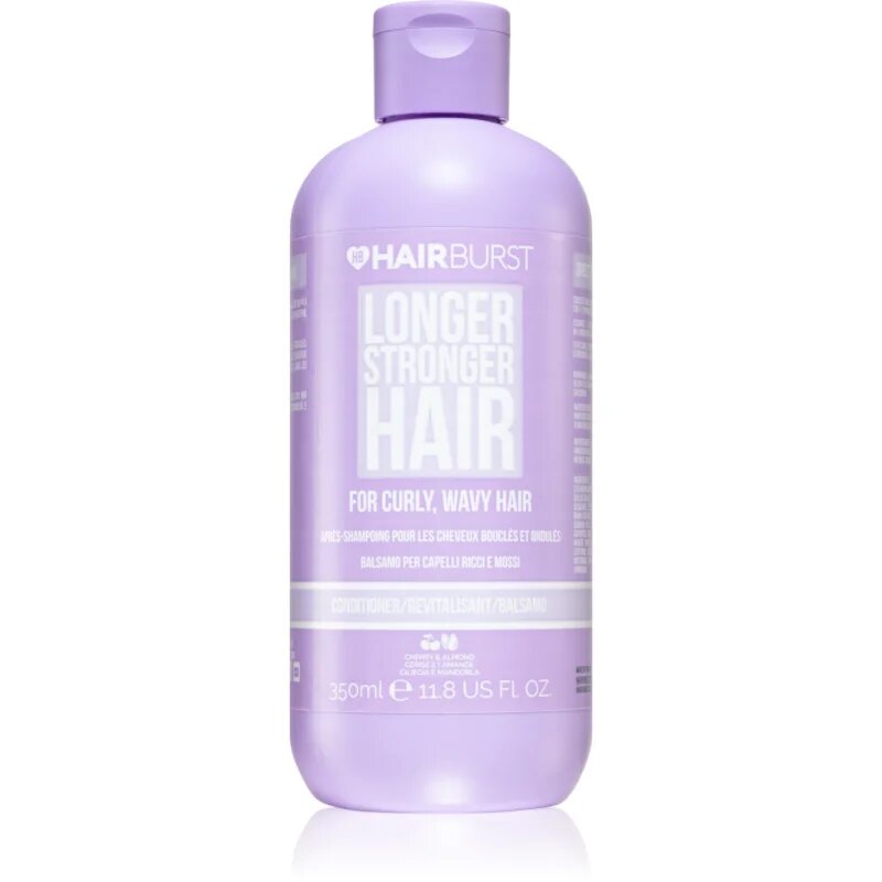 Hairburst Longer Stronger Hair Curly Wavy Hair hydratační kondicionér pro vlnité a kudrnaté vlasy 350 ml