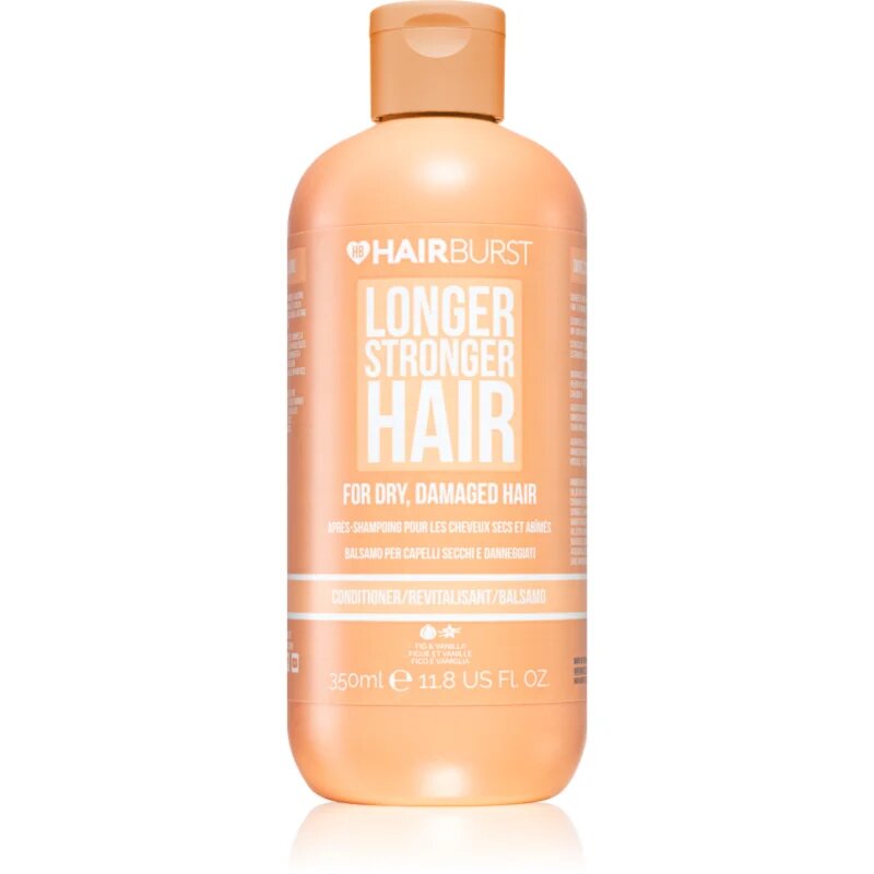 Hairburst Longer Stronger Hair Dry Damaged Hair hydratační a vyživující kondicionér pro suché a poškozené vlasy 350 ml