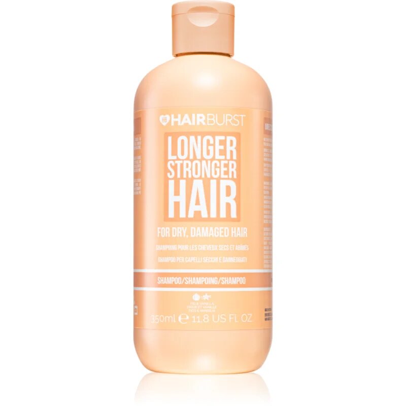Hairburst Longer Stronger Hair Dry Damaged Hair hydratační šampon pro suché a poškozené vlasy 350 ml