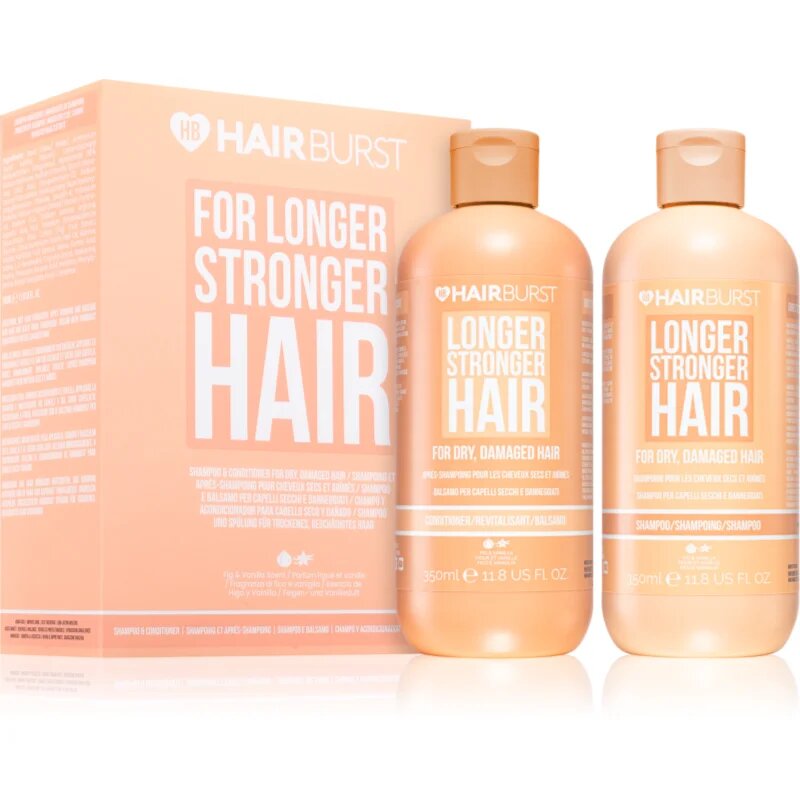 Hairburst Longer Stronger Hair Dry Damaged Hair Set dárková sada pro suché a poškozené vlasy