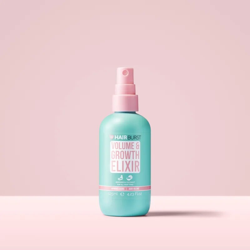 Hairburst Volume & Growth Elixir objemový sprej pro růst vlasů a posílení od kořínků 125 ml