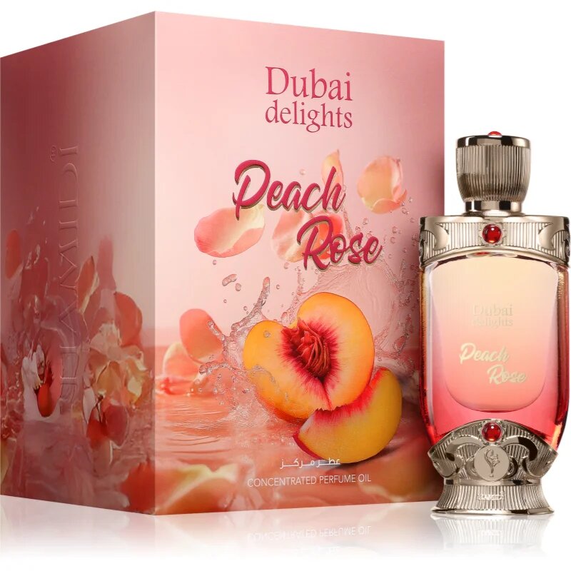 Hamidi Peach Rose parfémovaný olej pro ženy 20 ml