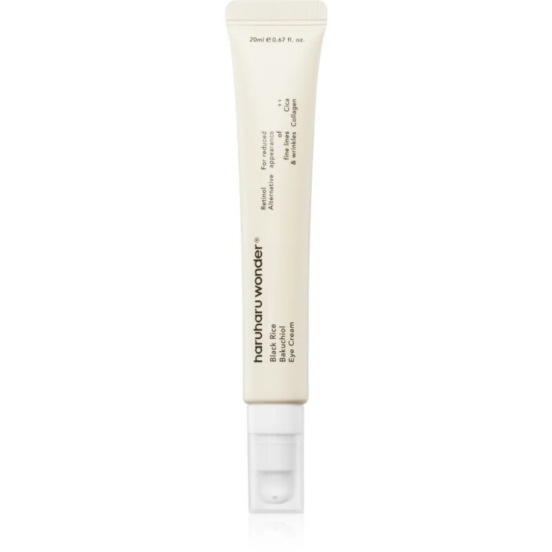 Haruharu Wonder Black Rice Bakuchiol Eye Cream protivráskový oční krém pro výživu a hydrataci 20 ml