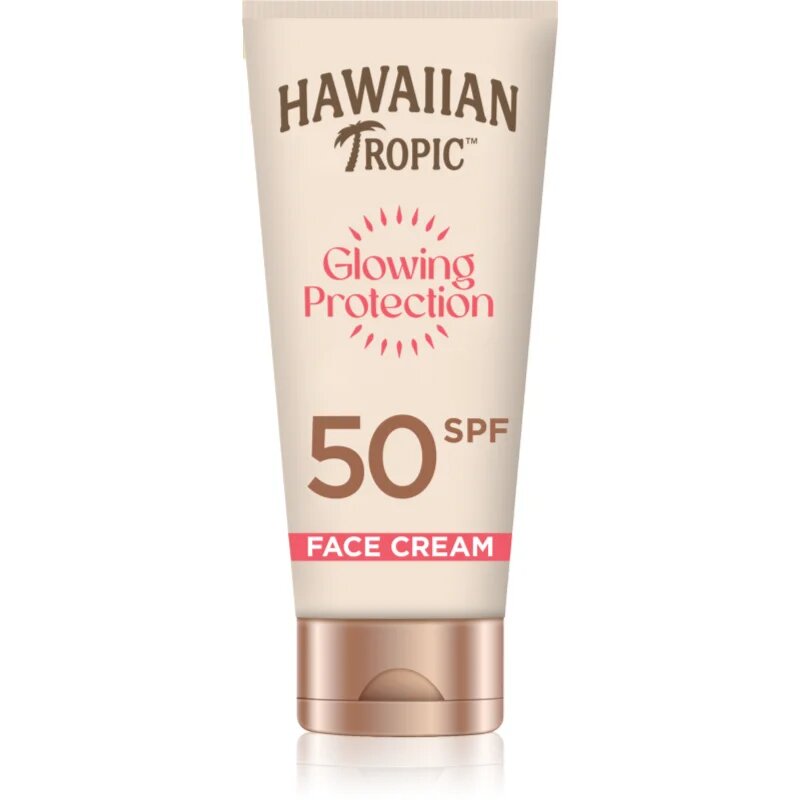 Hawaiian Tropic Glowing Protection Face Cream opalovací krém na obličej SPF 50 50 ml