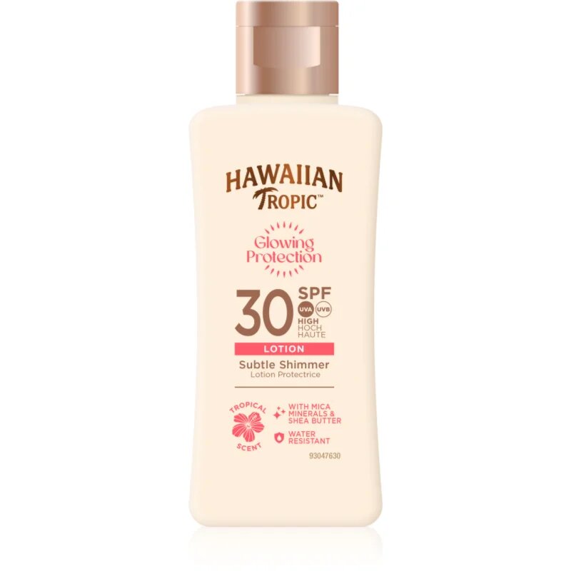 Hawaiian Tropic Glowing Protection Sunscreen Lotion opalovací mléko SPF 30 75 ml