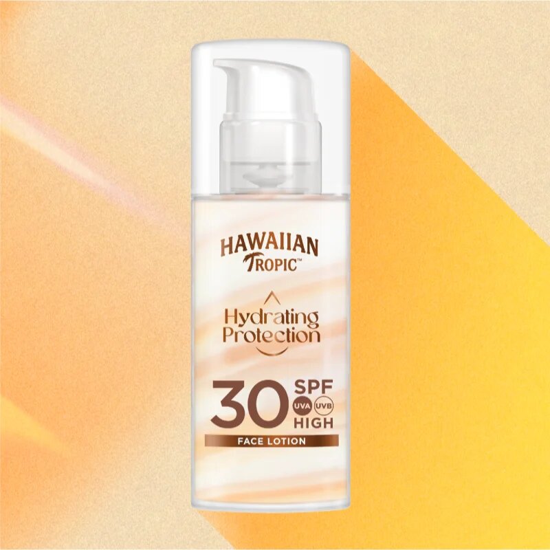Hawaiian Tropic Hydrating Protection Face Lotion opalovací krém na obličej SPF 30 50 ml