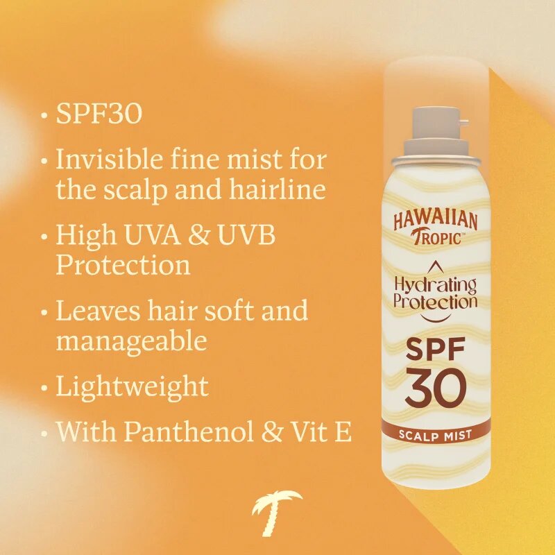 Hawaiian Tropic Hydrating Protection Scalp Mist ochranná mlha na vlasy SPF 30 60 ml