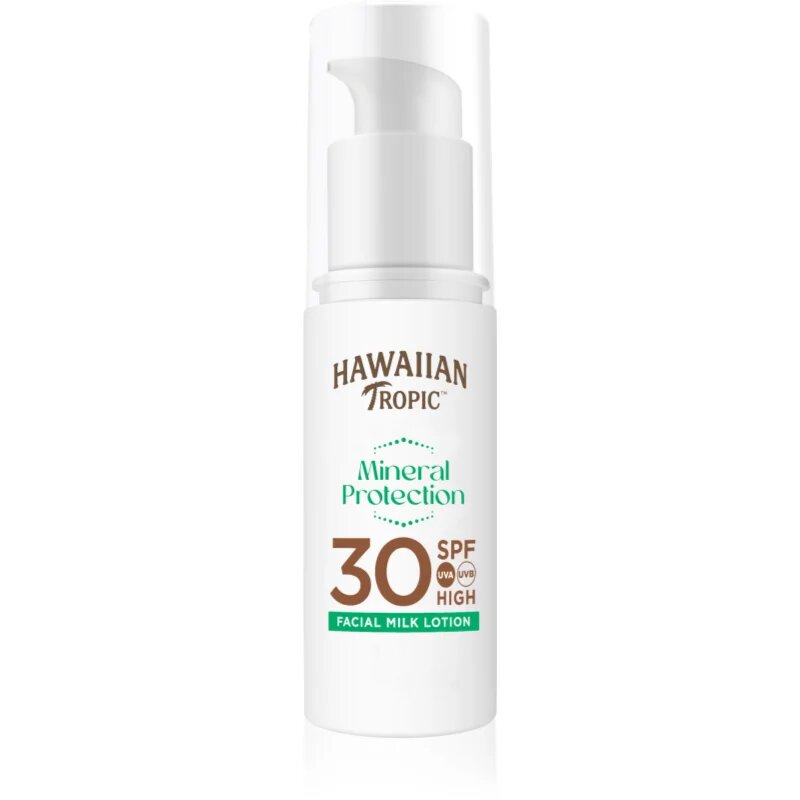 Hawaiian Tropic Milk Face Lotion opalovací mléko na obličej SPF 30 50 ml