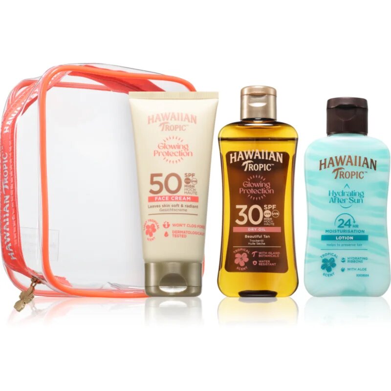 Hawaiian Tropic Mini Trio cestovní balení na opalování
