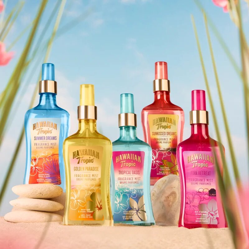 Hawaiian Tropic Perfumes Pink Retreat tělový sprej pro ženy 250 ml