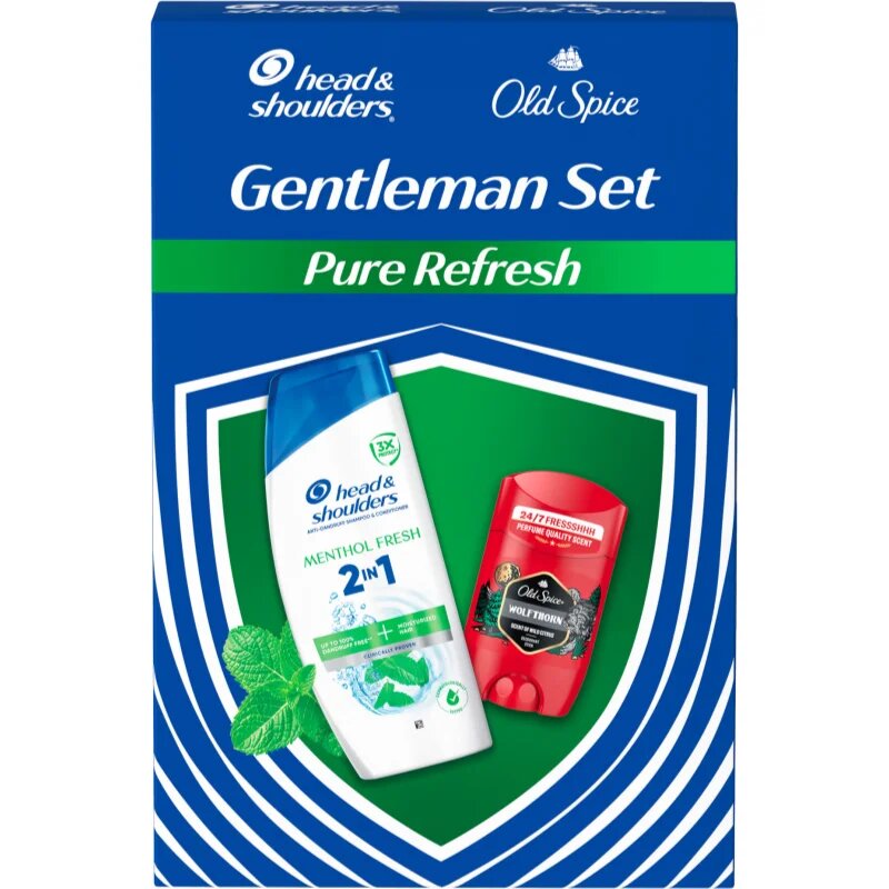 Head & Shoulders Gentleman Set Pure Refresh dárková sada na tělo a vlasy