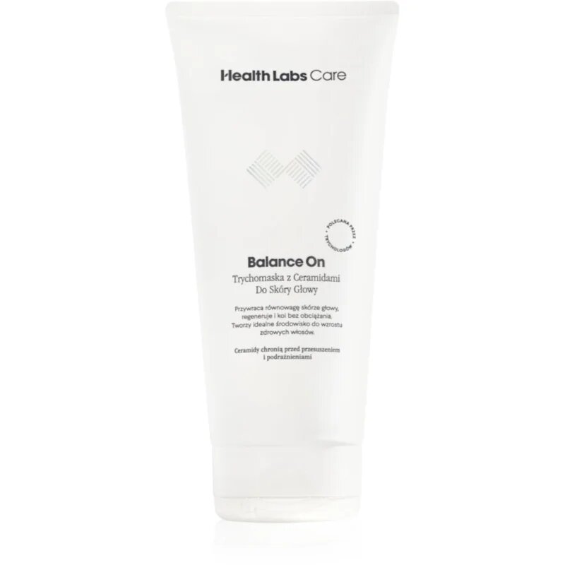 Health Labs Care Balance On Trichomaska with ceramides for the scalp vyživující a hydratační maska na vlasy s ceramidy 200 ml