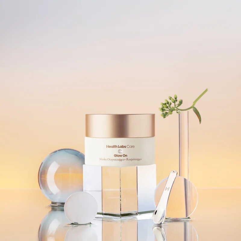 Health Labs Care Glow On Purifying and Brightening Mask čisticí a rozjasňující pleťová maska 50 ml