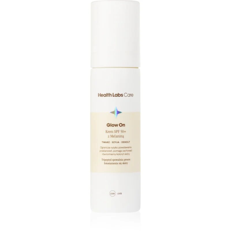Health Labs Care Glow On SPF 50+ with Melanin denní krém SPF 50+ 50 ml