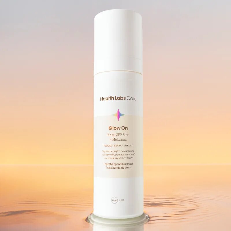 Health Labs Care Glow On SPF 50+ with Melanin denní krém SPF 50+ 50 ml