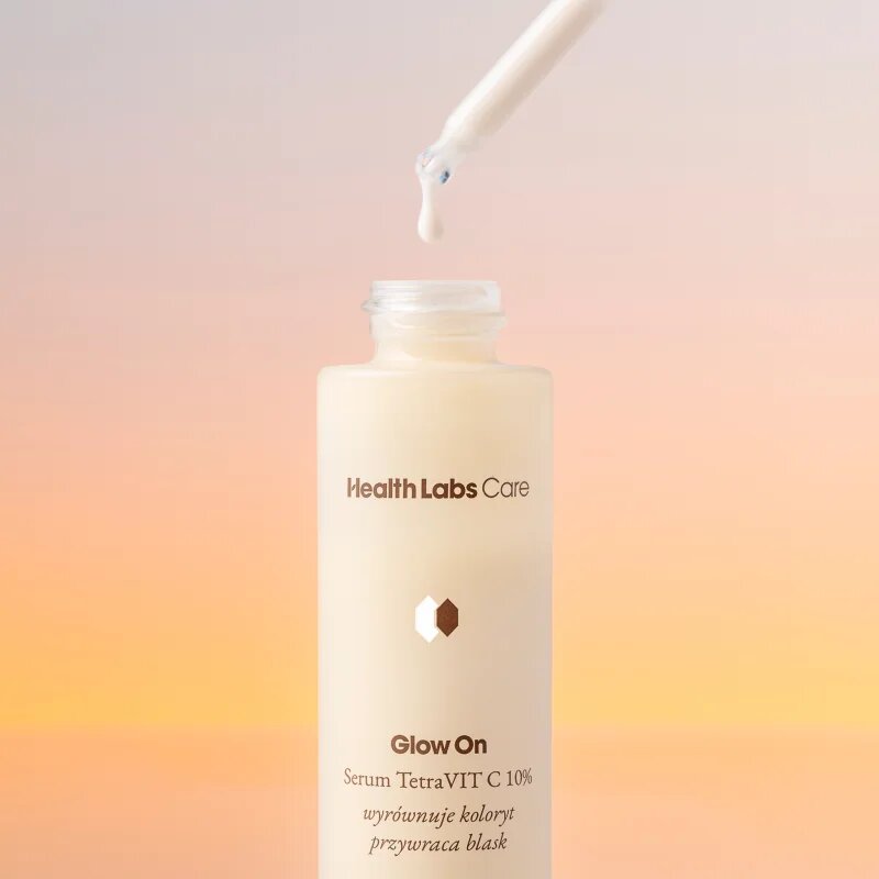 Health Labs Care Glow On TetraVit C 10% Serum pleťové sérum s vitaminem C 30 ml