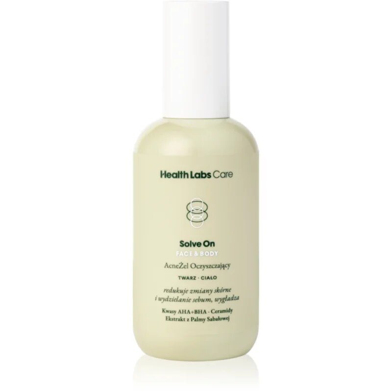 Health Labs Care Solve On čisticí gel na obličej a tělo 200 ml