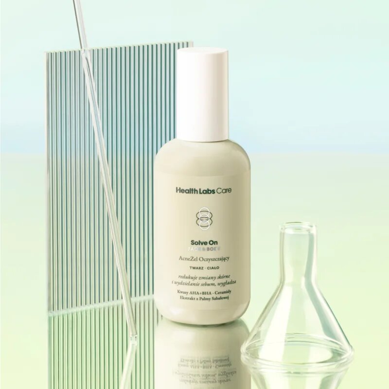 Health Labs Care Solve On čisticí gel na obličej a tělo 200 ml