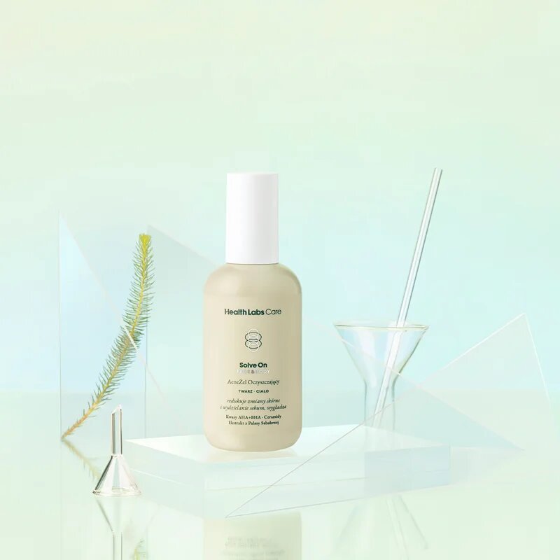 Health Labs Care Solve On čisticí gel na obličej a tělo 200 ml