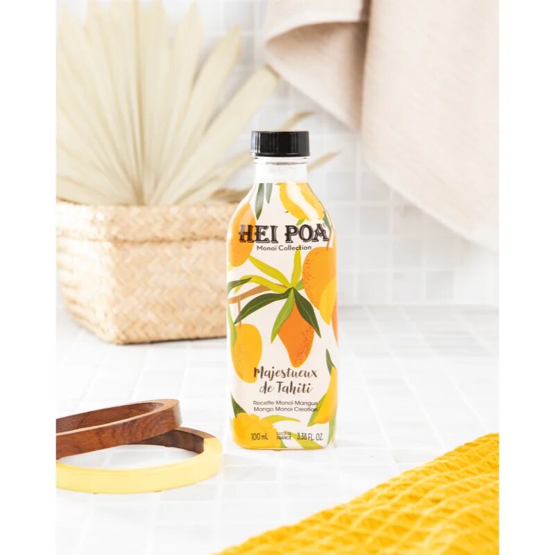 Hei Poa Pure Tahiti Monoï Oil Mango Scent multifunkční olej na tělo a vlasy 100 ml