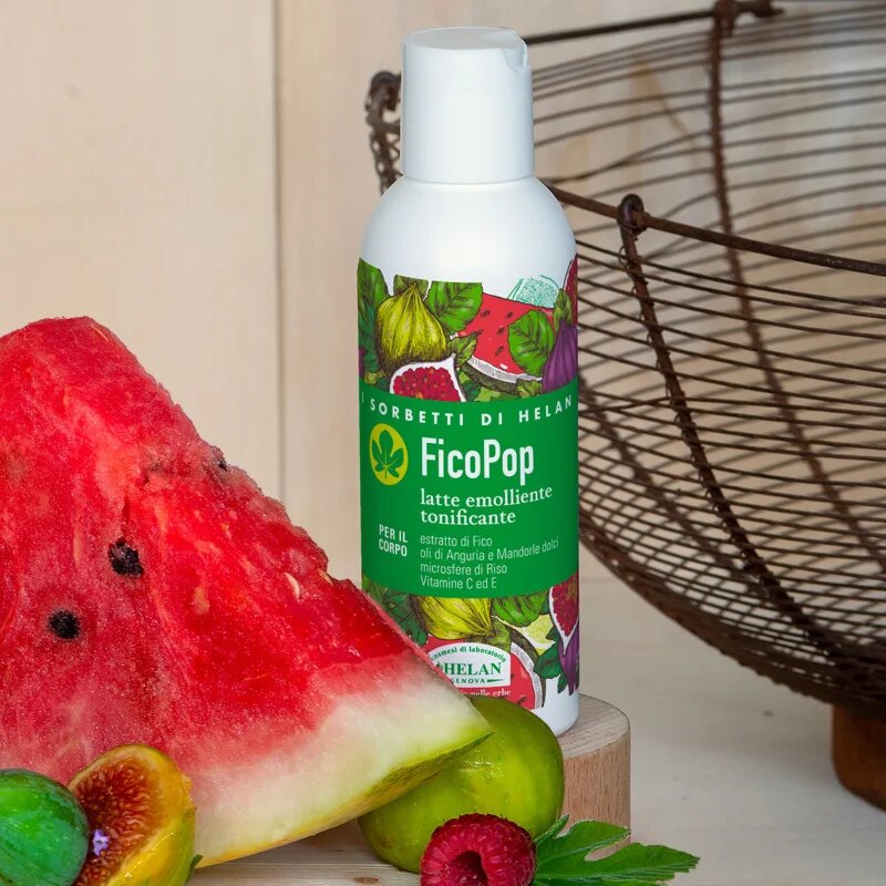 Helan I SORBETTI DI FicoPop Toning Softening Milk zklidňující tělový fluid 150 ml