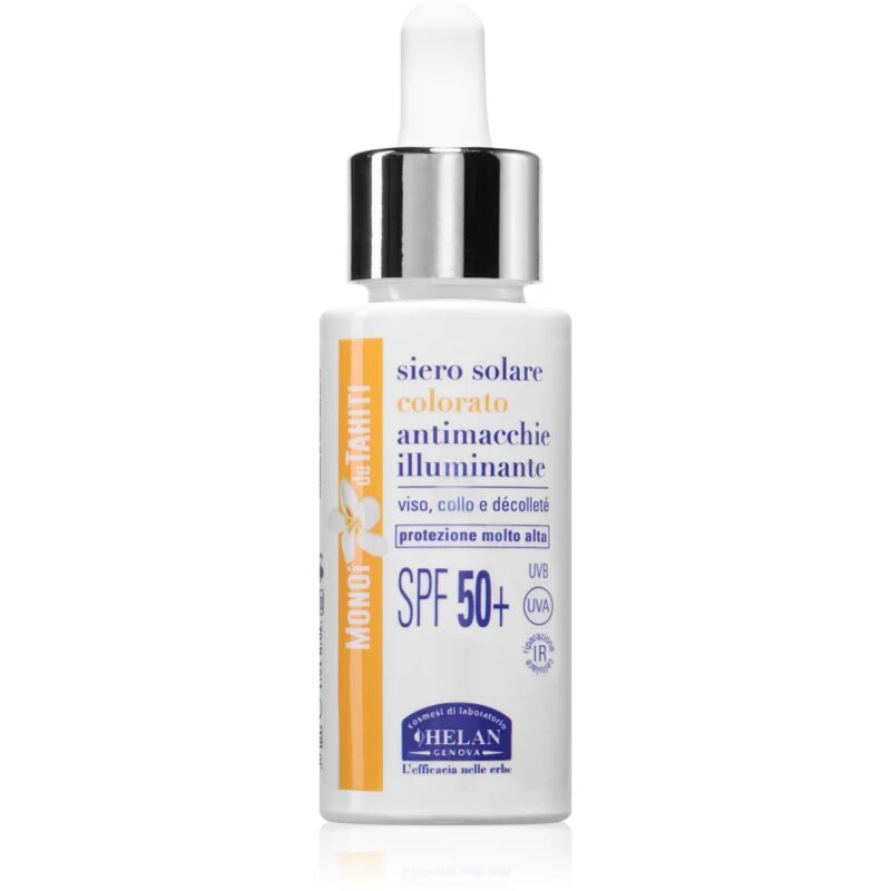 Helan MONOÏ de TAHITI Tinted Sun Serum rozjasňující tónovací fluid SPF 50+ 30 ml