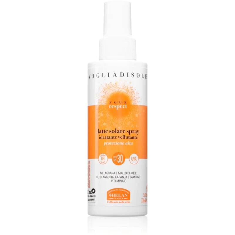 Helan Suntan Milk Spray High Protection SPF30 ochranné opalovací mléko ve spreji SPF 30 150 ml