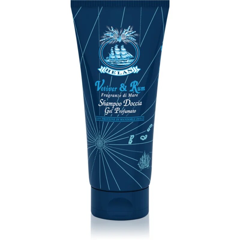 Helan Vetiver & Rum šampon a sprchový gel pro muže 200 ml