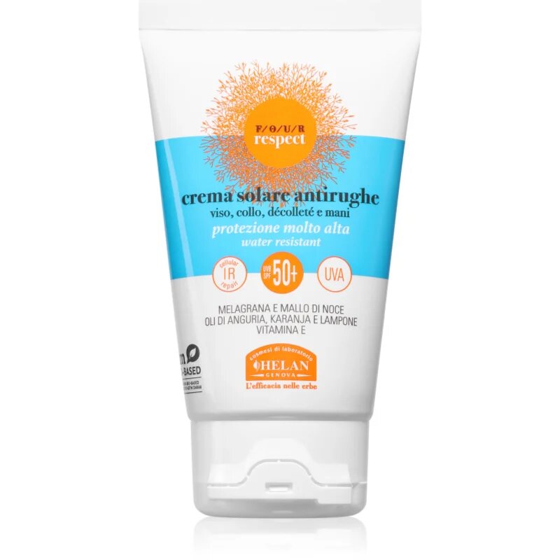 Helan VOGLIA DI SOLE FOUR RESPECT Sun Cream SPF50+ protivráskový krém na opalování SPF 50+ 50 ml