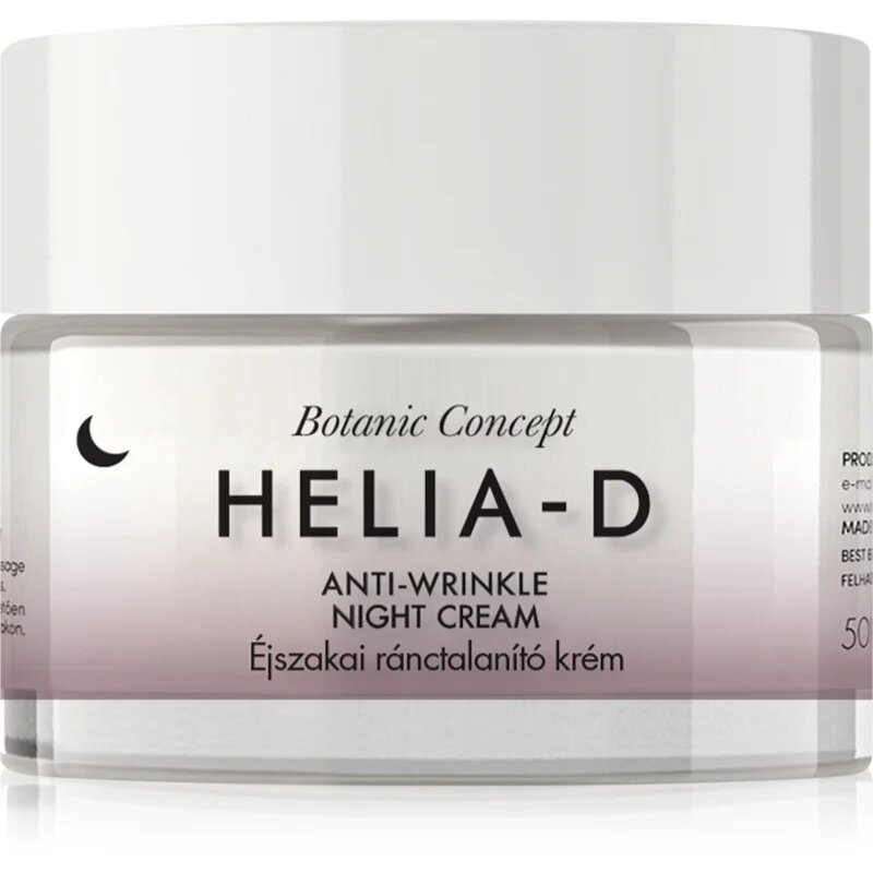Helia-D Botanic Concept noční krém proti vráskám 50 ml